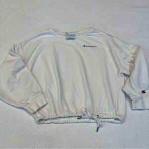 Champion drawstring crop top